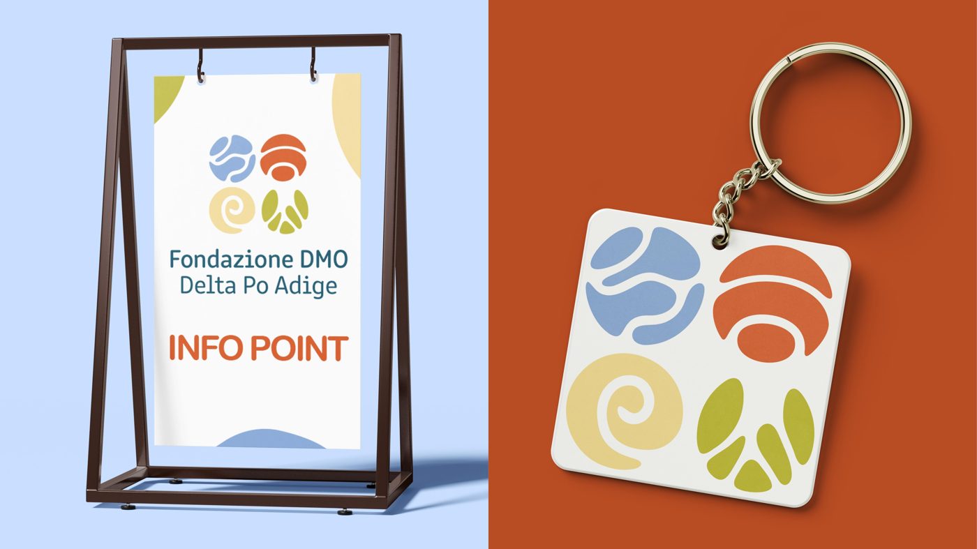 Applicazione del brand Fondazione DMO Delta Po Adige